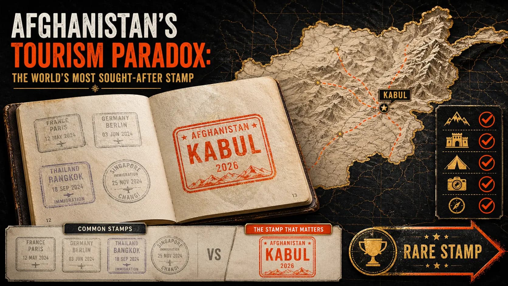 Afghanistan's Tourism Paradox: The World's Most Sought-After Stamp