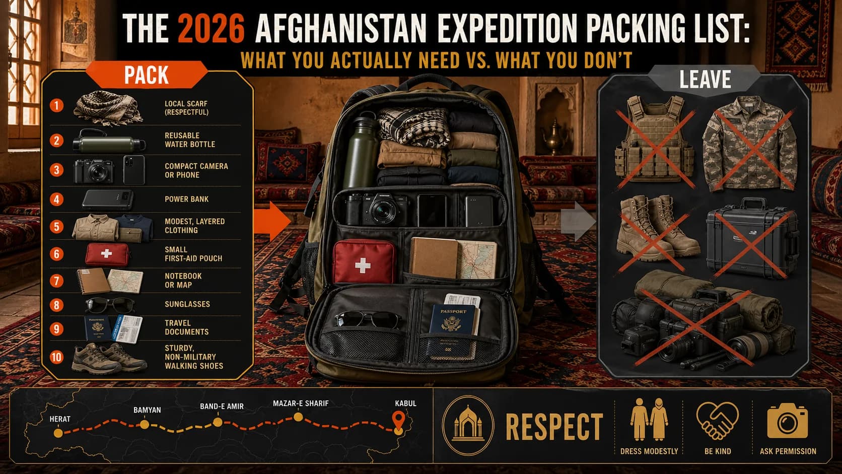 The 2026 Afghanistan Expedition Packing List: What You Actually Need vs. What You Need