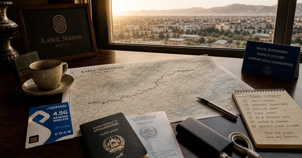 Afghanistan SIM Card & Internet Guide 2026: What Works Before You Leave Kabul