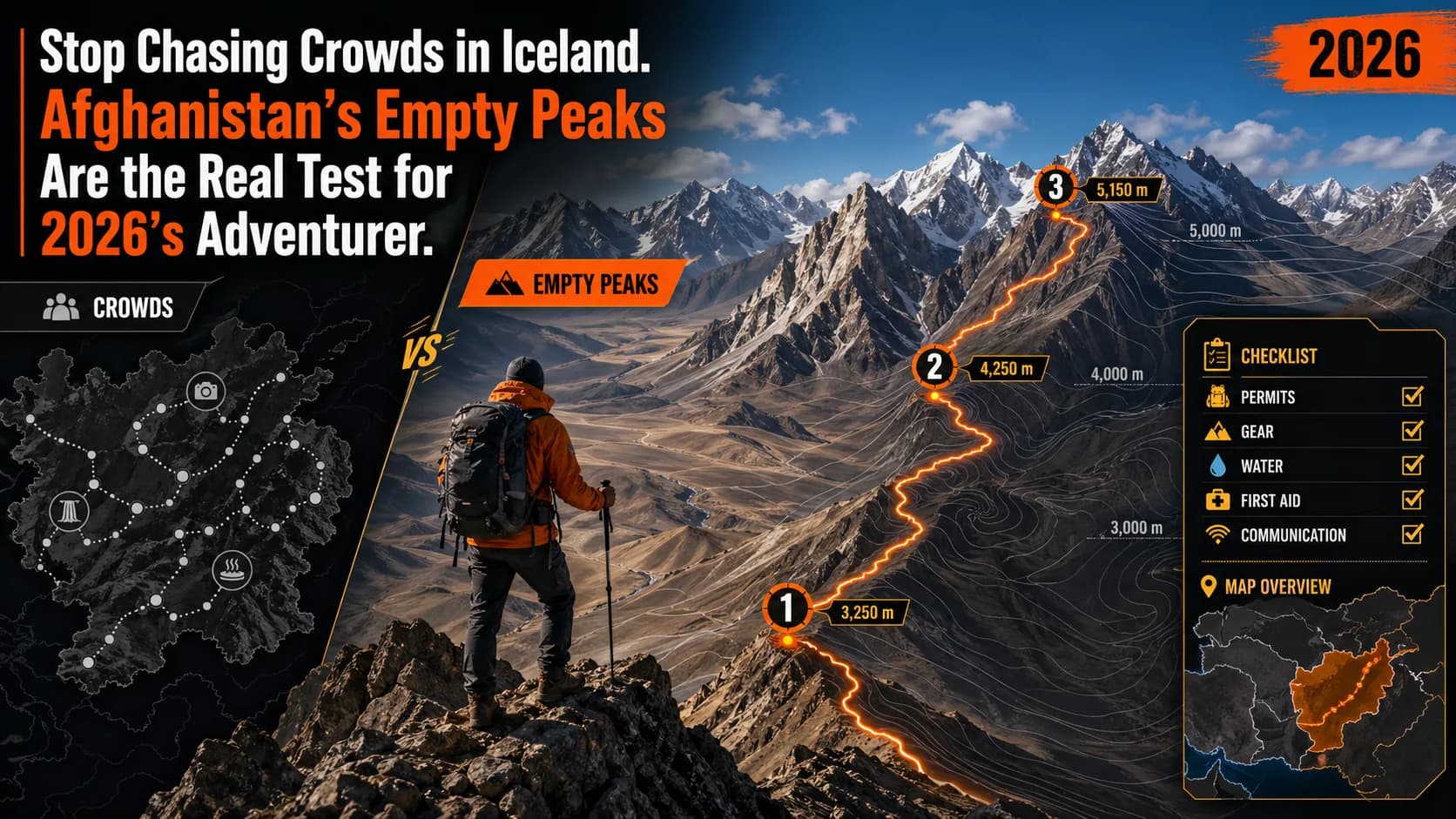 Stop Chasing Crowds in Iceland. Afghanistan's Empty Peaks Are the Real Test for 2026's Adventurer.